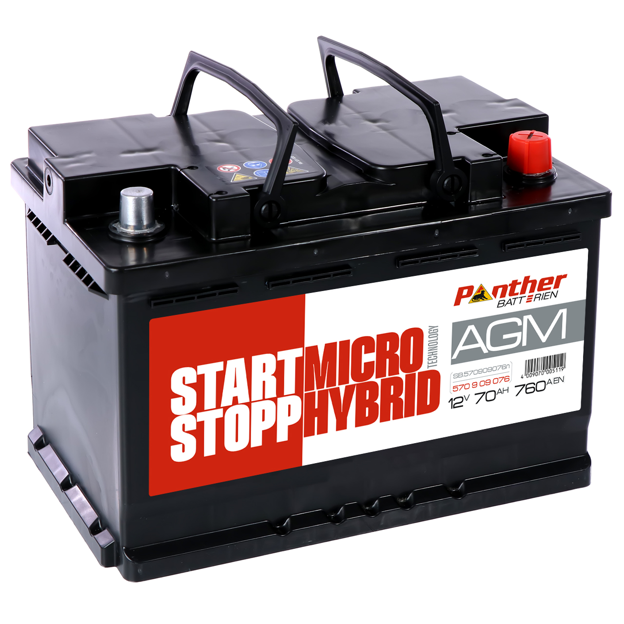 AGM 12V 70AH 760 A/EN